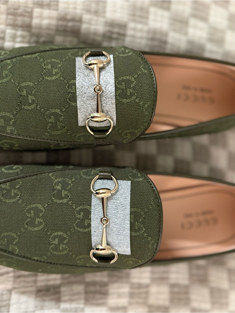 Gucci Jordaan GG Canvas Loafers - Picture 4 of 7